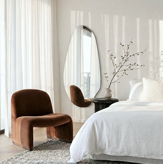 Jewel Irregular LED Wall Mirror – Backlit Statement Mirror