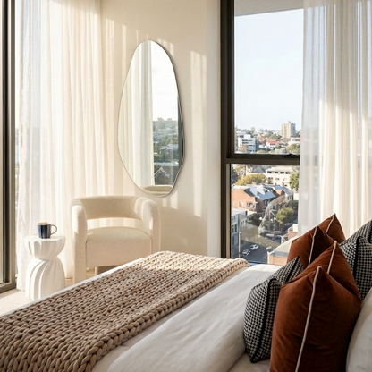 Jewel Irregular LED Wall Mirror – Backlit Statement Mirror