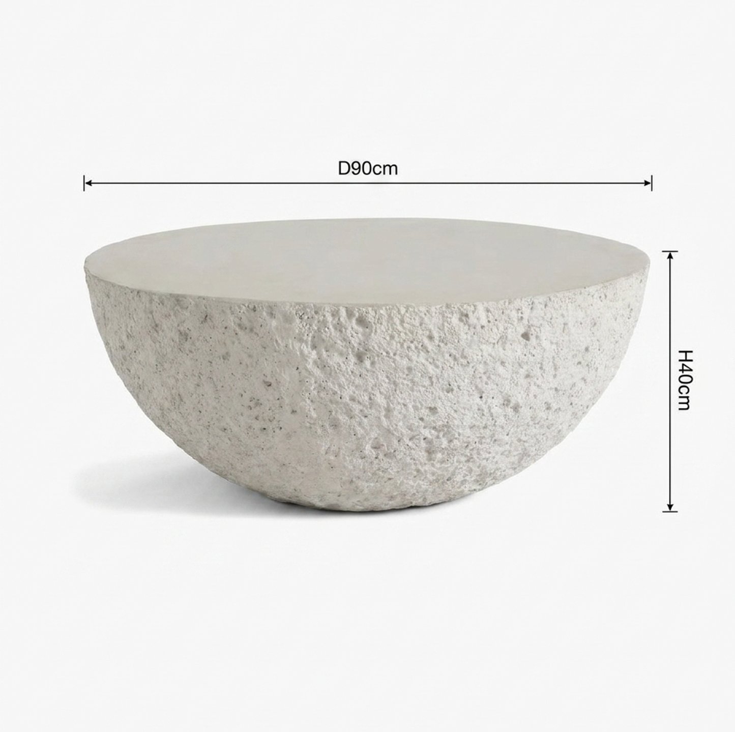 Lunar Stone Coffee Table - Fossil