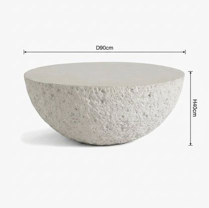 Lunar Stone Coffee Table - Fossil