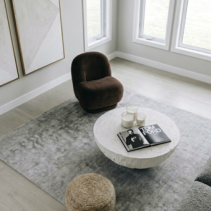 Lunar Stone Coffee Table - Fossil