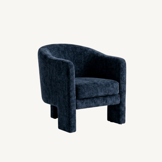 Memphis Accent Chair - Midnight Blue