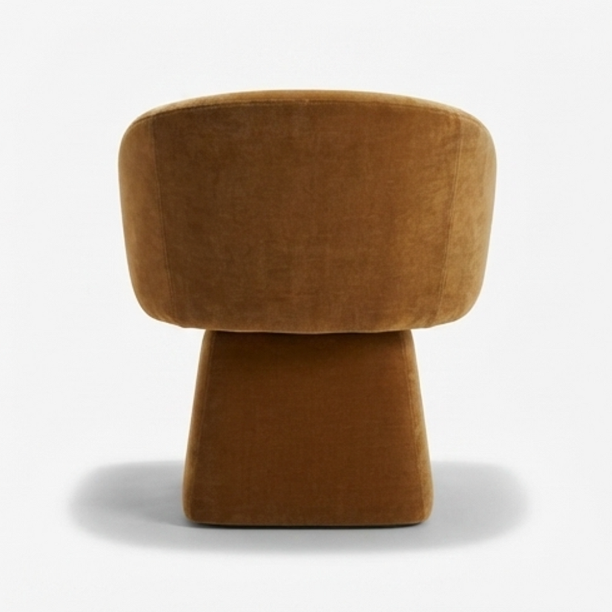 Merlo Swivel Chair in Cinnamon