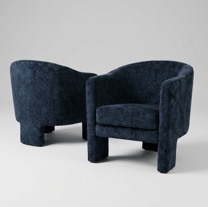 Memphis Accent Chair - Midnight Blue