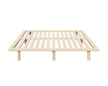 Monty Natural Pine Bed Base - Double
