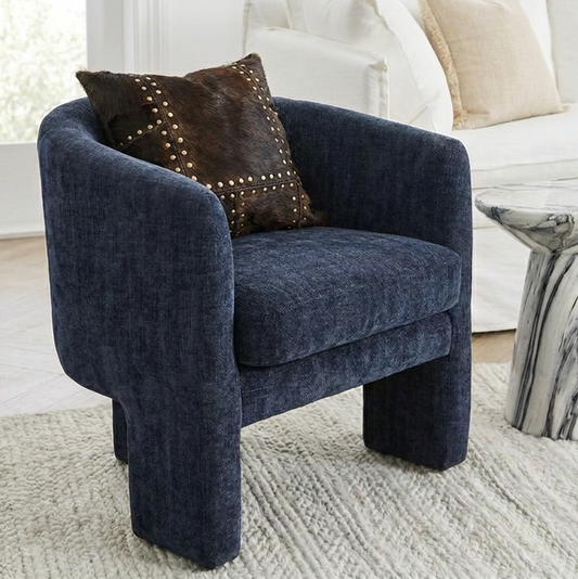 Memphis Accent Chair - Midnight Blue