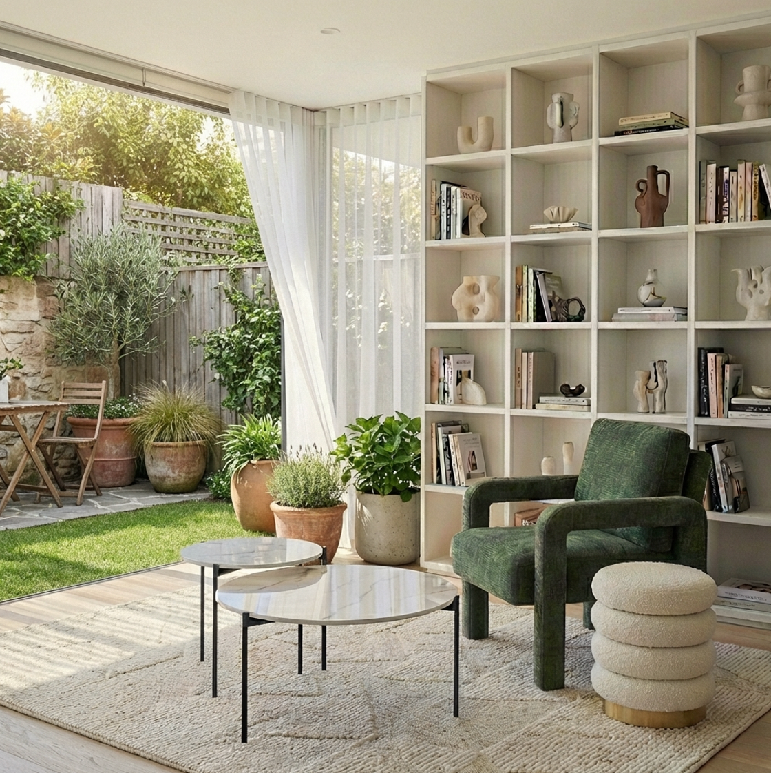 Olive Velvet Occasional Chair