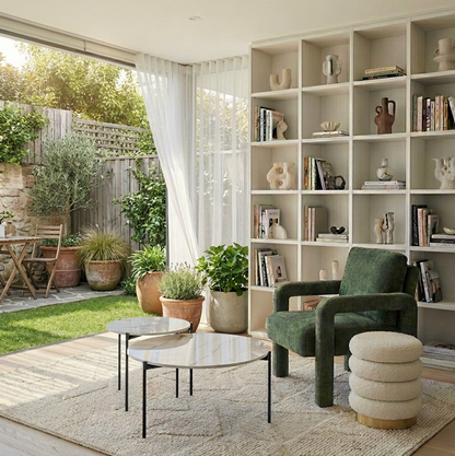 Olive Velvet Occasional Chair