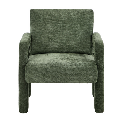 Olive Velvet Occasional Chair | Accent Chair by Interior Ave