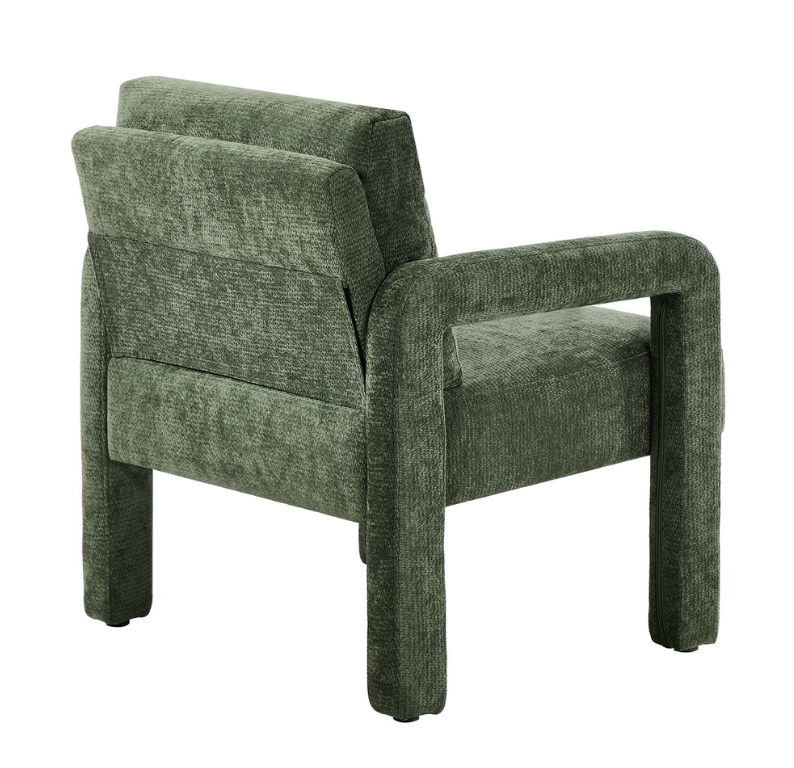 Olive Velvet Occasional Chair | Accent Chair by Interior Ave