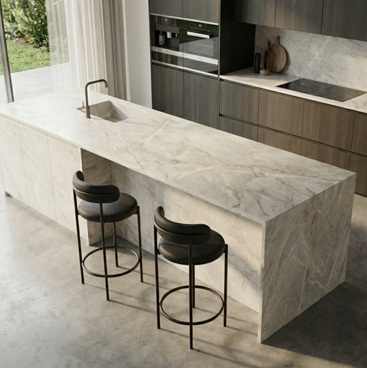 Onyx Round Bar Stool - Black