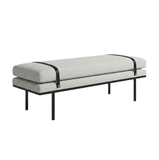 Porter Bench - Light Grey