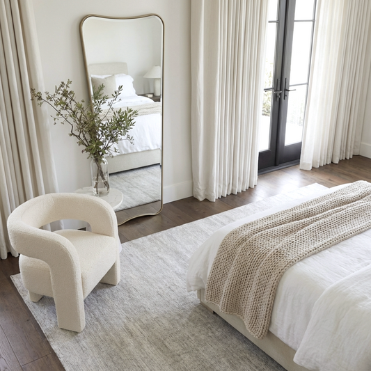 Pierre Full Length Gold Frame Wall Mirror — Classic Statement