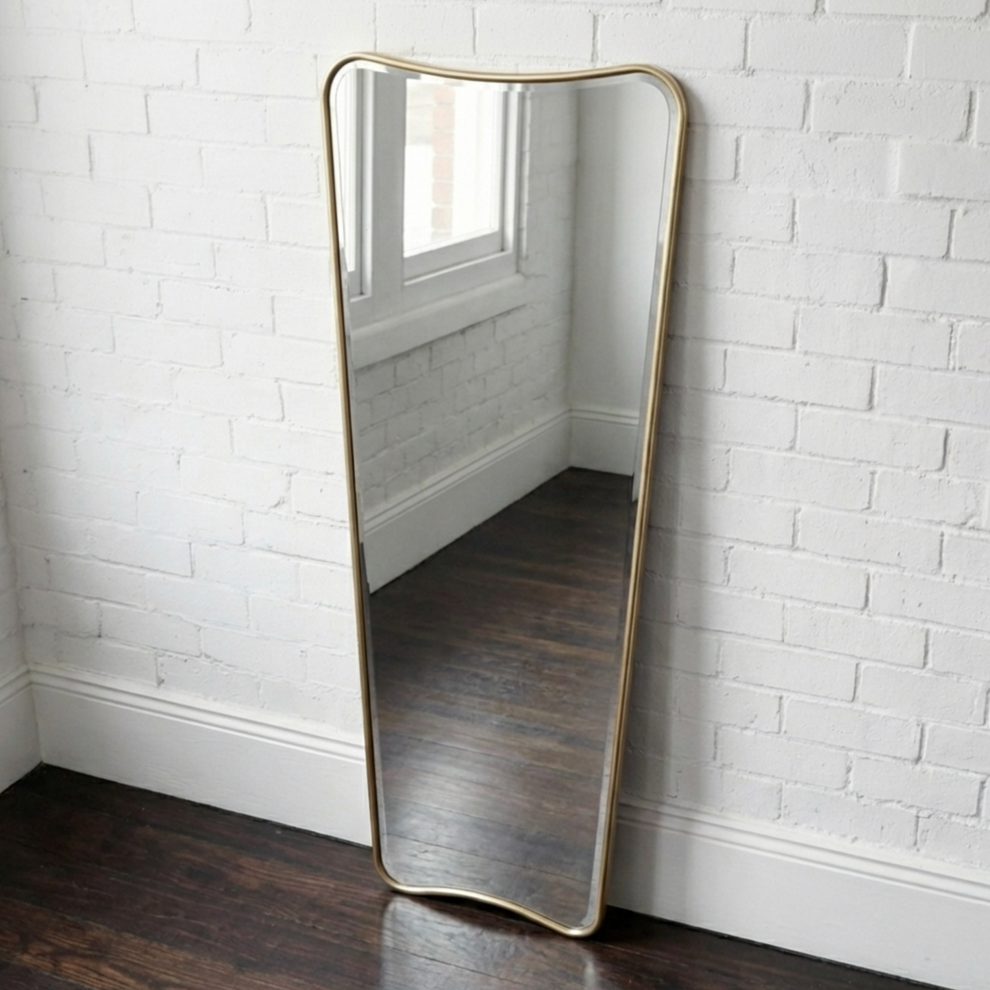 Pierre Full Length Gold Frame Wall Mirror — Classic Statement