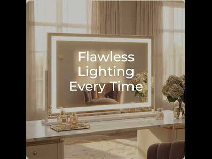 Makeup Pro XL LED Vanity Mirror 80cm – 360° Swivel with USB