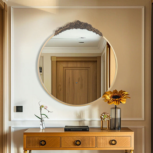 Round Vintage Mirror