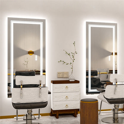 120 x 60cm Rectangle Frameless LED Bathroom Mirror – LED illuminated bathroom mirror by Interior Ave