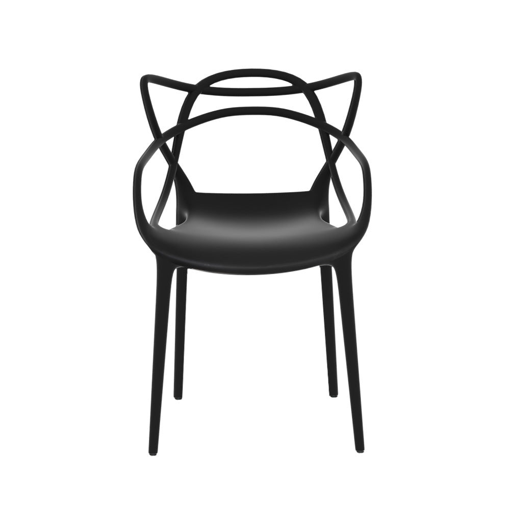 Zephyr Outdoor Chair - Black - Set of Four