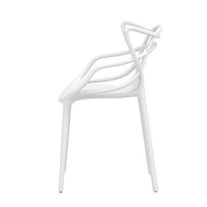 Zephyr Outdoor Chair - White - Set of Four