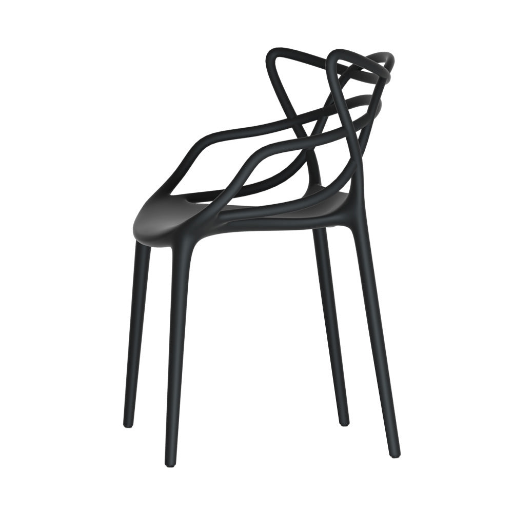 Zephyr Outdoor Chair - Black - Set of Four