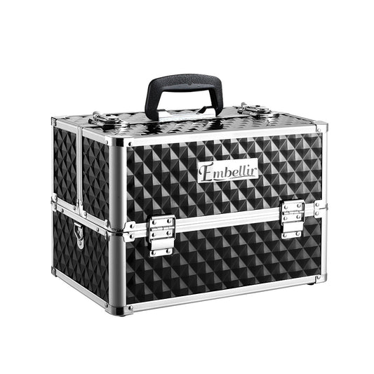 COSMETIC BEAUTY MAKEUP CASE - DIAMOND BLACK – premium furniture by Interior Ave