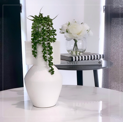 Broadway Two Tier Coffee Table Set - White Marble Stone – premium furniture by Interior Ave