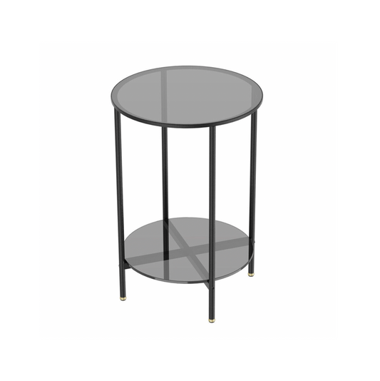 COCKTAIL GLASS ROUND SIDE TABLE