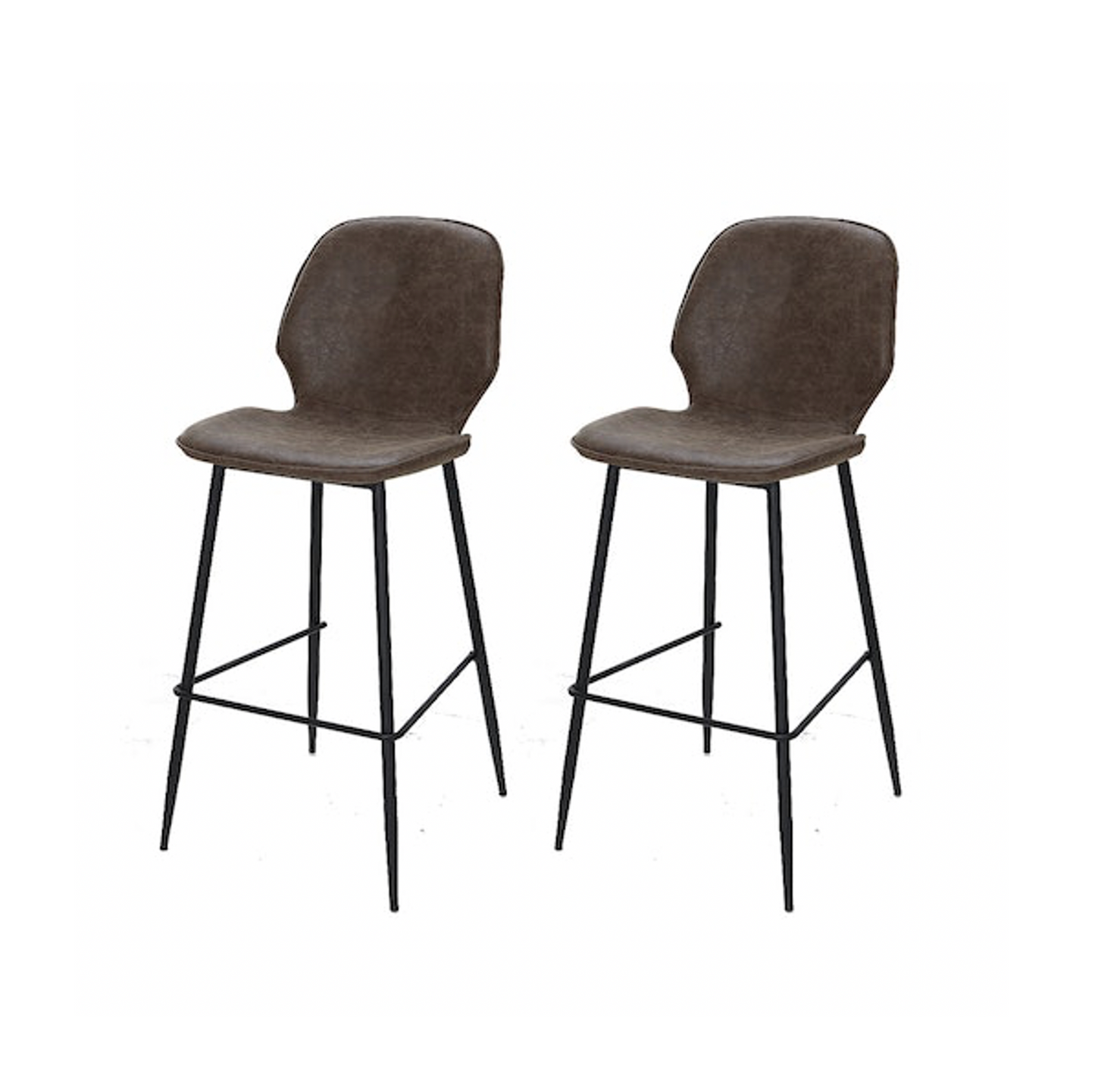 INDUSTRIAL BAR STOOLS - Set of 2