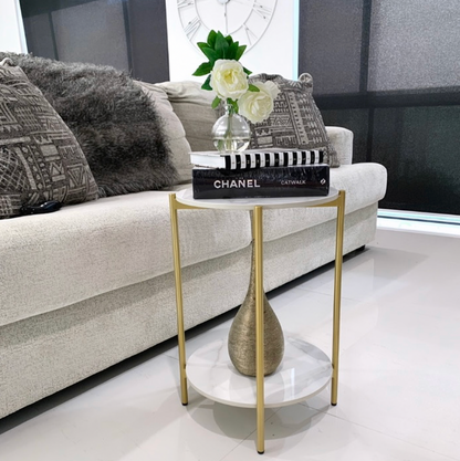 Marble Stone Side Table
