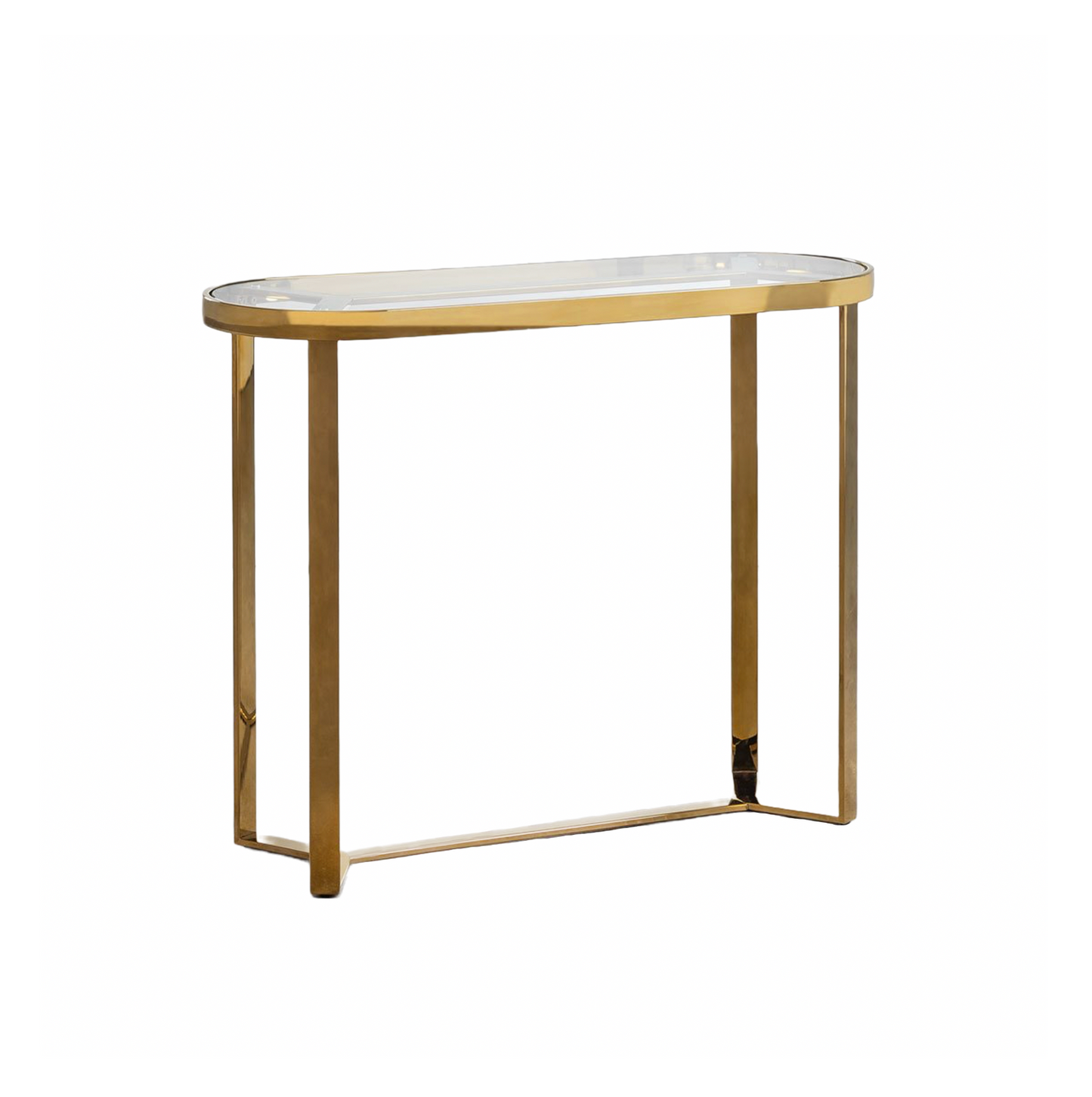 GISELLE BRUSHED GOLD CONSOLE